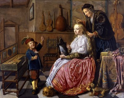 Allegory of Vanity by Jan Miense Molenaer